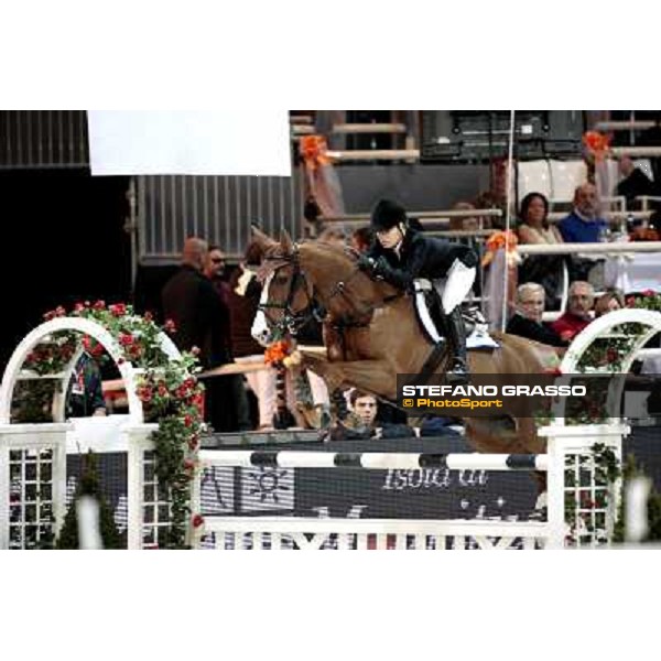 Edwina Alexander on Zorro Z Jumping Verona - Rolex Fei World Cup tm 2009 Verona, 8th nov. 2009 ph. Fieracavalli/Stefano Grasso