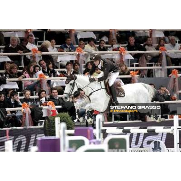Kevin Staut on Silvana Jumping Verona - Rolex Fei World Cup tm 2009 Verona, 8th nov. 2009 ph. Fieracavalli/Stefano Grasso