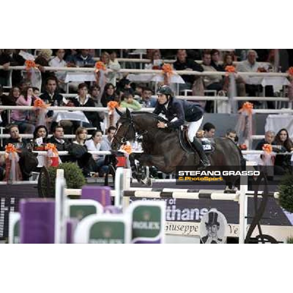 Steve Guerdat on Tresor V Jumping Verona - Rolex Fei World Cup tm 2009 Verona, 8th nov. 2009 ph. Fieracavalli/Stefano Grasso