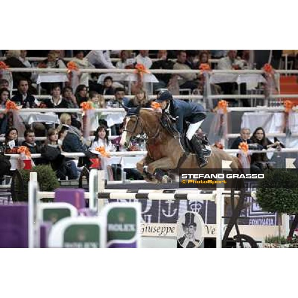 Simon Delestre on Melodie Ardente Jumping Verona - Rolex Fei World Cup tm 2009 Verona, 8th nov. 2009 ph. Fieracavalli/Stefano Grasso