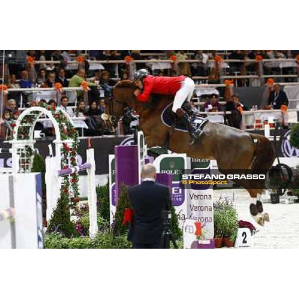 Peter Postelmans on Top Gun Jumping Verona - Rolex Fei World Cup tm 2009 Verona, 8th nov. 2009 ph. Fieracavalli/Stefano Grasso