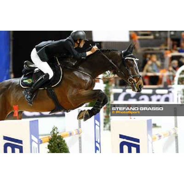 Francesca Capponi on Stallone Jumping Verona - Rolex Fei World Cup tm 2009 Verona, 8th nov. 2009 ph. Fieracavalli/Stefano Grasso