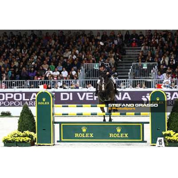 Michael Whitaker on Insul Tech Amai Jumping Verona - Rolex Fei World Cup tm 2009 Verona, 8th nov. 2009 ph. Fieracavalli/Stefano Grasso