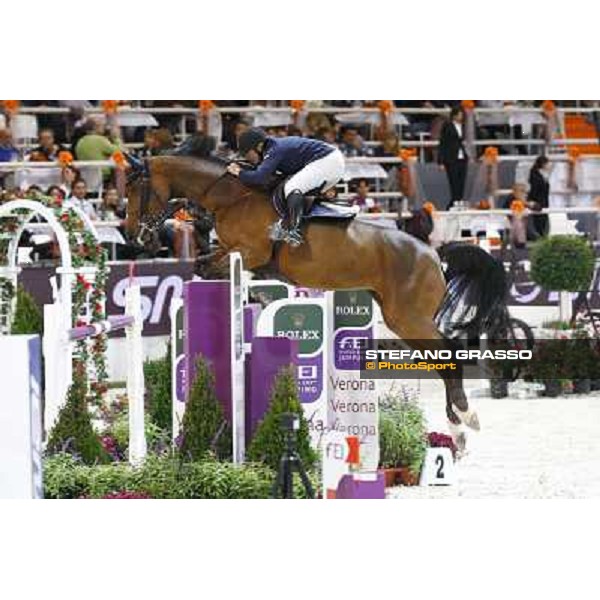 Nina Fagerstrom on Wivina Jumping Verona - Rolex Fei World Cup tm 2009 Verona, 8th nov. 2009 ph. Fieracavalli/Stefano Grasso