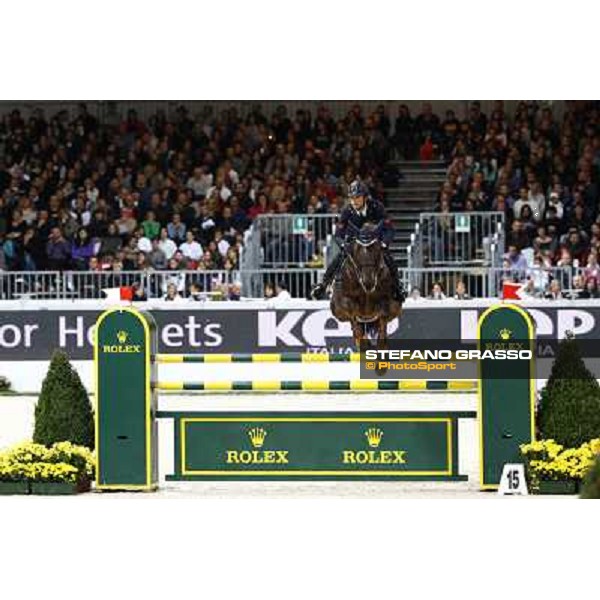 Emilio Bicocchi on Jeckerson Kapitol d\' Argonne Jumping Verona - Rolex Fei World Cup tm 2009 Verona, 8th nov. 2009 ph. Fieracavalli/Stefano Grasso
