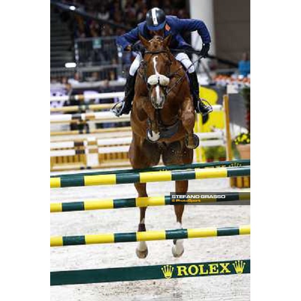 Juan Carlos Garcia on Hamlton de Perhet Jumping Verona - Rolex Fei World Cup tm 2009 Verona, 8th nov. 2009 ph. Fieracavalli/Stefano Grasso