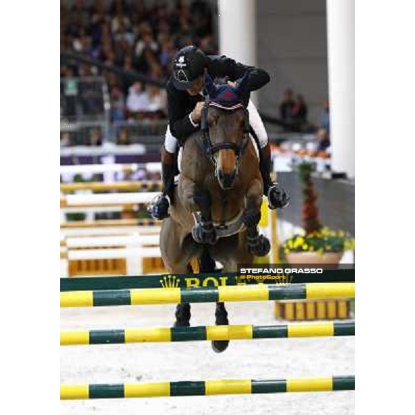 Giuseppe D\' Onofrio on Landzeu 2 Jumping Verona - Rolex Fei World Cup tm 2009 Verona, 8th nov. 2009 ph. Fieracavalli/Stefano Grasso