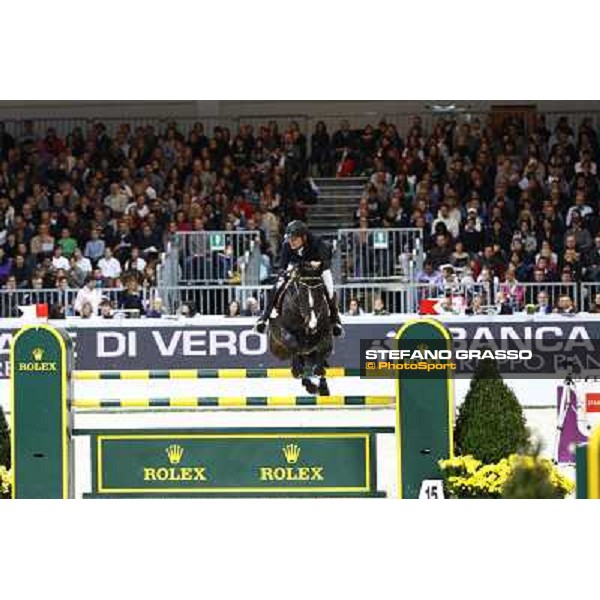 Giuseppe Rolli on Jericho de La Vie Jumping Verona - Rolex Fei World Cup tm 2009 Verona, 8th nov. 2009 ph. Fieracavalli/Stefano Grasso