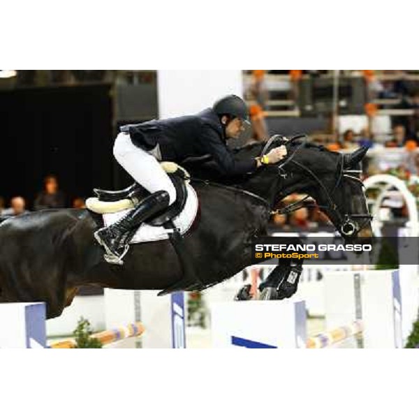 Giuseppe Rolli on Jericho de La Vie Jumping Verona - Rolex Fei World Cup tm 2009 Verona, 8th nov. 2009 ph. Fieracavalli/Stefano Grasso