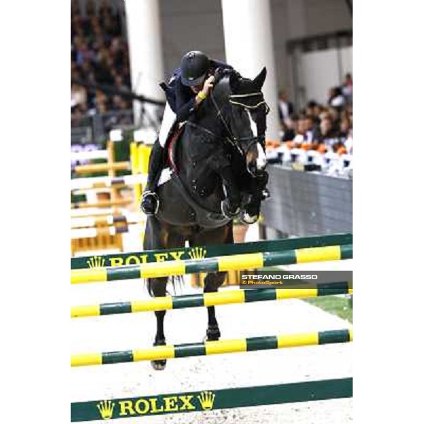 Giuseppe Rolli on Jericho de La Vie Jumping Verona - Rolex Fei World Cup tm 2009 Verona, 8th nov. 2009 ph. Fieracavalli/Stefano Grasso