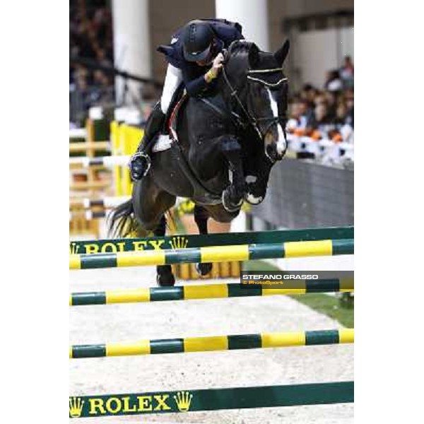 Giuseppe Rolli on Jericho de La Vie Jumping Verona - Rolex Fei World Cup tm 2009 Verona, 8th nov. 2009 ph. Fieracavalli/Stefano Grasso