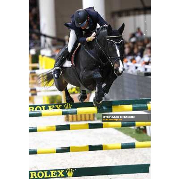 Giuseppe Rolli on Jericho de La Vie Jumping Verona - Rolex Fei World Cup tm 2009 Verona, 8th nov. 2009 ph. Fieracavalli/Stefano Grasso