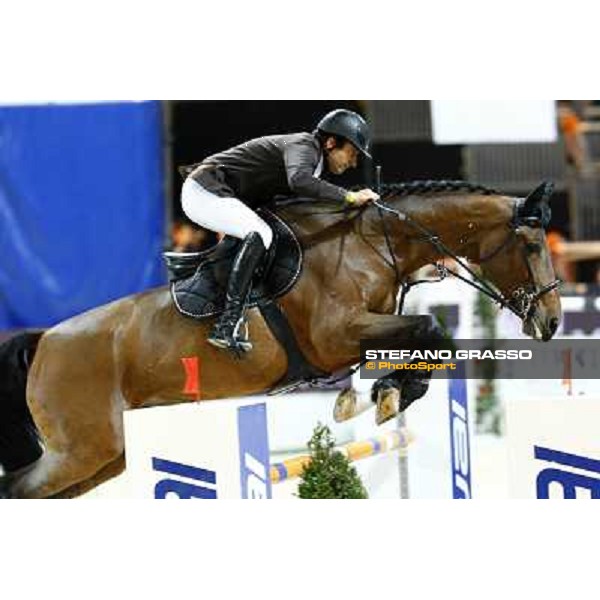 Piergiorgio Bucci on Kanebo Jumping Verona - Rolex Fei World Cup tm 2009 Verona, 8th nov. 2009 ph. Fieracavalli/Stefano Grasso