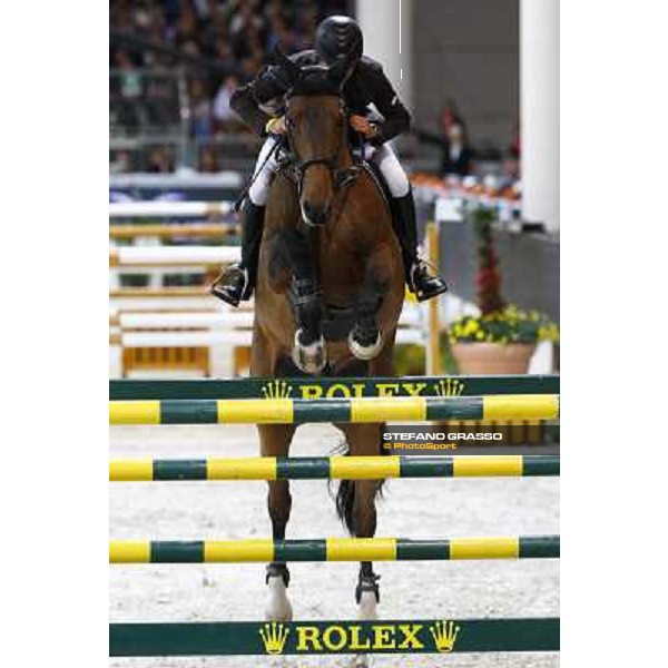 Piergiorgio Bucci on Kanebo Jumping Verona - Rolex Fei World Cup tm 2009 Verona, 8th nov. 2009 ph. Fieracavalli/Stefano Grasso