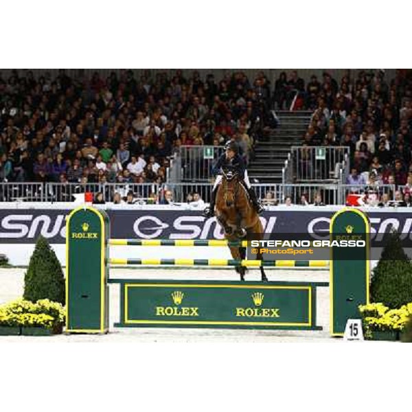 Lauren Hough on Quick Study Jumping Verona - Rolex Fei World Cup tm 2009 Verona, 8th nov. 2009 ph. Fieracavalli/Stefano Grasso