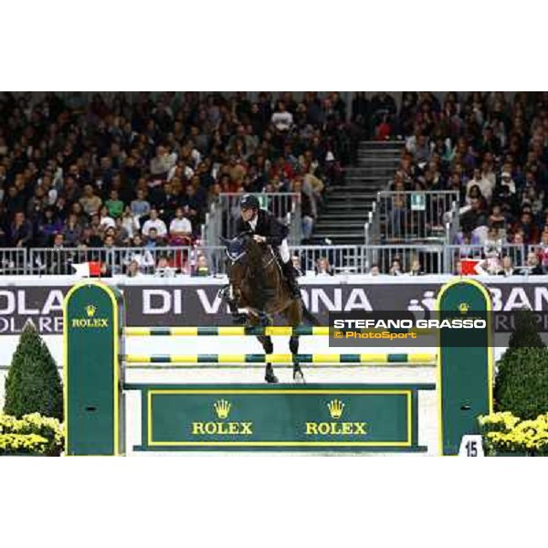 Timothee Anciaume on Lamm de Fetan Jumping Verona - Rolex Fei World Cup tm 2009 Verona, 8th nov. 2009 ph. Fieracavalli/Stefano Grasso