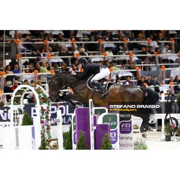 Timothee Anciaume on Lamm de Fetan Jumping Verona - Rolex Fei World Cup tm 2009 Verona, 8th nov. 2009 ph. Fieracavalli/Stefano Grasso