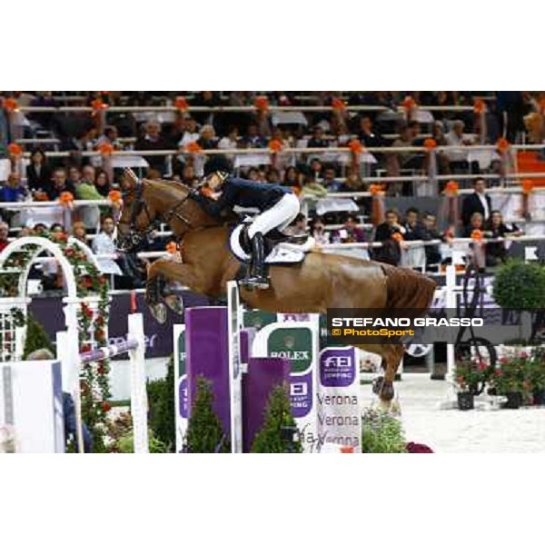 Edwina Alexander on Zorro Z Jumping Verona - Rolex Fei World Cup tm 2009 Verona, 8th nov. 2009 ph. Fieracavalli/Stefano Grasso