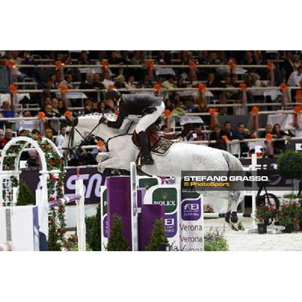 Kevin Staut on Silvana Jumping Verona - Rolex Fei World Cup tm 2009 Verona, 8th nov. 2009 ph. Fieracavalli/Stefano Grasso