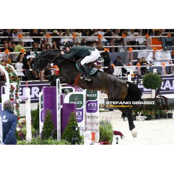 Cian o\' Connor on Rancorrado Jumping Verona - Rolex Fei World Cup tm 2009 Verona, 8th nov. 2009 ph. Fieracavalli/Stefano Grasso