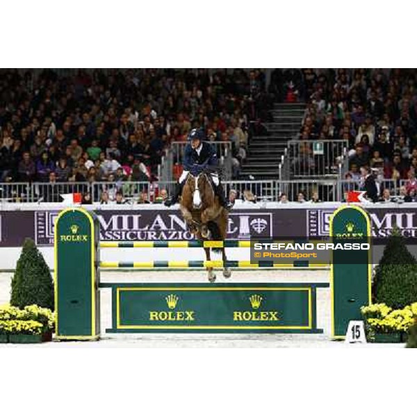 Simon Delestre on Melodie Ardente Jumping Verona - Rolex Fei World Cup tm 2009 Verona, 8th nov. 2009 ph. Fieracavalli/Stefano Grasso