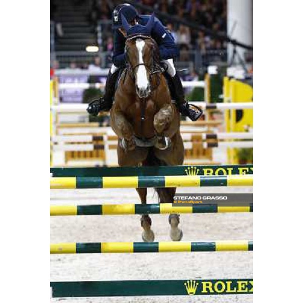 Simon Delestre on Melodie Ardente Jumping Verona - Rolex Fei World Cup tm 2009 Verona, 8th nov. 2009 ph. Fieracavalli/Stefano Grasso