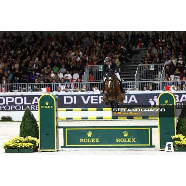 Eric Lamaze on Ultra Boy Jumping Verona - Rolex Fei World Cup tm 2009 Verona, 8th nov. 2009 ph. Fieracavalli/Stefano Grasso