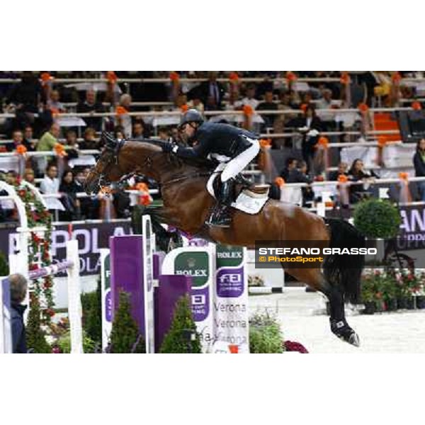 Eric Lamaze on Ultra Boy Jumping Verona - Rolex Fei World Cup tm 2009 Verona, 8th nov. 2009 ph. Fieracavalli/Stefano Grasso