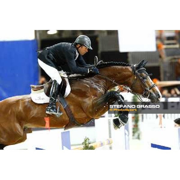 Eric Lamaze on Ultra Boy Jumping Verona - Rolex Fei World Cup tm 2009 Verona, 8th nov. 2009 ph. Fieracavalli/Stefano Grasso