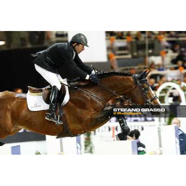 Eric Lamaze on Ultra Boy Jumping Verona - Rolex Fei World Cup tm 2009 Verona, 8th nov. 2009 ph. Fieracavalli/Stefano Grasso