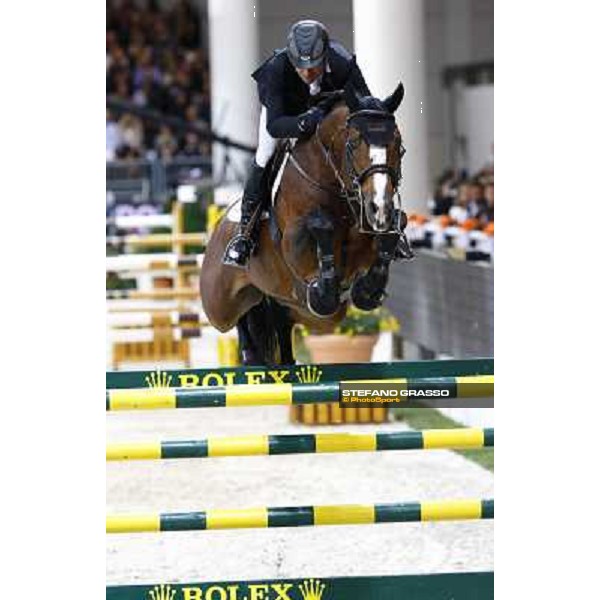 Eric Lamaze on Ultra Boy Jumping Verona - Rolex Fei World Cup tm 2009 Verona, 8th nov. 2009 ph. Fieracavalli/Stefano Grasso