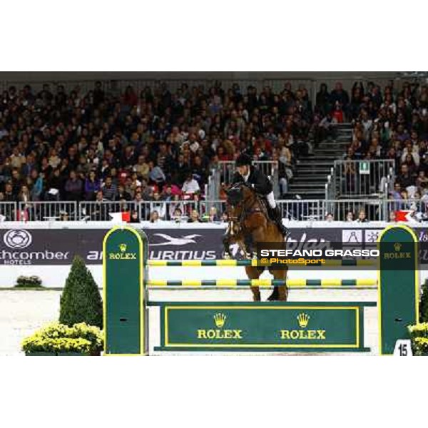 Leon Thijssen on Olaf Jumping Verona - Rolex Fei World Cup tm 2009 Verona, 8th nov. 2009 ph. Fieracavalli/Stefano Grasso