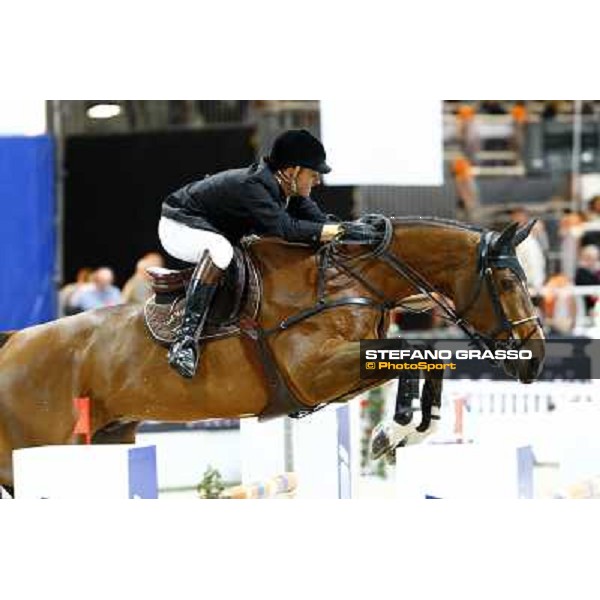 Leon Thijssen on Olaf Jumping Verona - Rolex Fei World Cup tm 2009 Verona, 8th nov. 2009 ph. Fieracavalli/Stefano Grasso