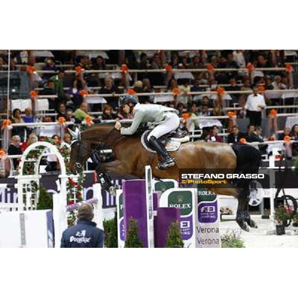 Marco Kutscher on Cash 63 Jumping Verona - Rolex Fei World Cup tm 2009 Verona, 8th nov. 2009 ph. Fieracavalli/Stefano Grasso