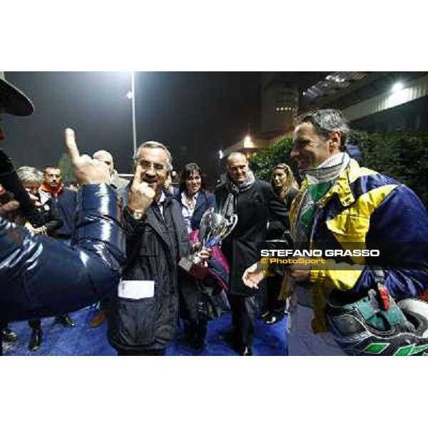 prize giving of the Gran Criterium \'Memorial Piero Biondi\' - Dott. Corradini and Andrea Guzzinati Milan San Siro, 15th nov. 2009 ph. Stefano Grasso