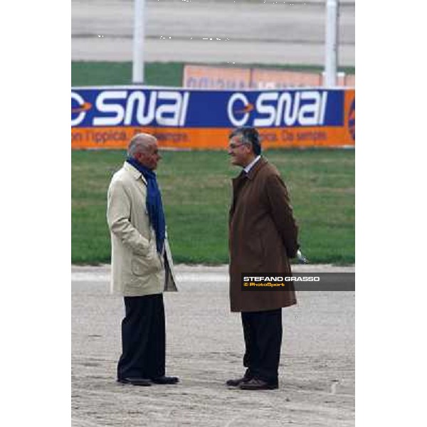 Cesare Meli and Francesco Ruffo della Scaletta pictured at San Siro Milan San Siro, 15th nov. 2009 ph. Stefano Grasso
