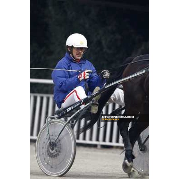 Zib“ Boniek goes to the start of the demo race - Premio Quelli che..il Trotto at San Siro Milan San Siro, 15th nov. 2009 ph. Stefano Grasso