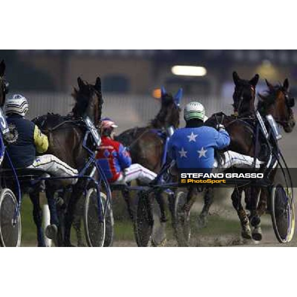 Edoardo Baldi with Mysia Mb goes to win the Gran Premio delle Aste Filly Milan San Siro, 15th nov. 2009 ph. Stefano Grasso