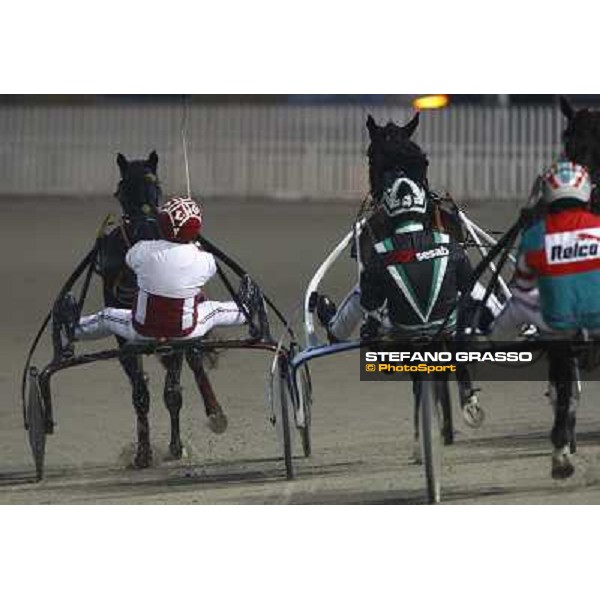 Marino Lovera and Naama Bat after winning the Gran Criterium \'Filly\' Milan San Siro, 15th nov. 2009 ph. Stefano Grasso