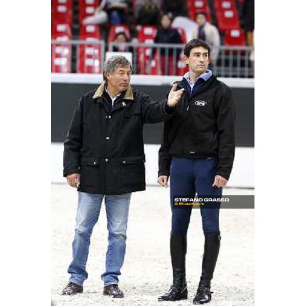 Giorgio Nuti and Giuseppe Rolli Jumping Verona - Rolex Fei World Cup tm 2009 Verona, 7th nov. 2009 ph. Fieracavalli/Stefano Grasso
