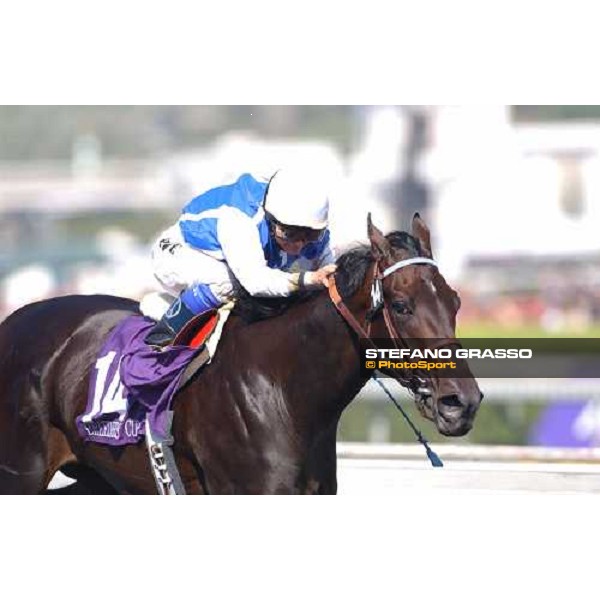 Julie Kronos with Halfbrided Los Angeles 25 october 2003 - Breeders\' Cup ph. Stefano Grasso