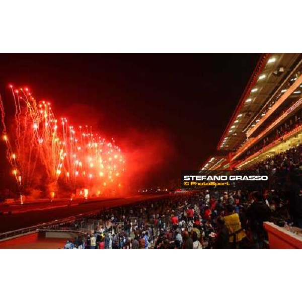 fire works at Sha Tin Race track Hong Kong 14-12-03 ph. Stefano Grasso
