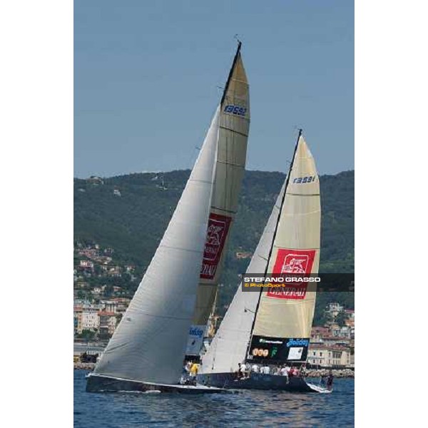 Heat - La Sfida NAtions Cup -final 2004 - final James Spithill vs. Russell Coutts Triest, 18th july 2004 ph. Stefano Grasso