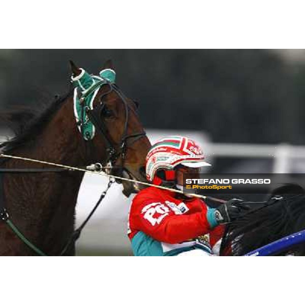 a portrait for Pietro Gubellini during a race at San Siro racetrack Milan San Siro, 24th january 2010 ph. Stefano Grasso