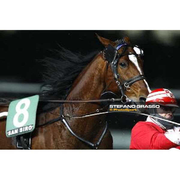 a close up for Iulius del Ronco during the Premio Alma Roc Milan San Siro, 24th january 2010 ph. Stefano Grasso