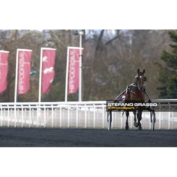 Prix du Luxembourg - Ismos Fp after winning the race Paris Vincennes, 30th january 2010 ph. Stefano Grasso