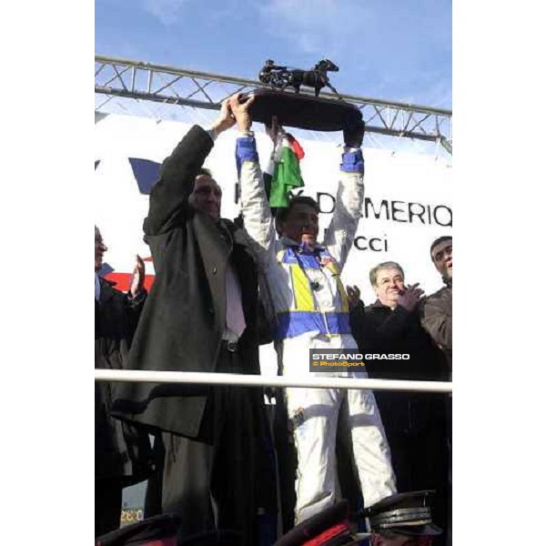 Varenne wins the Grand Prix d\' Amerique 2001 Paris Vincennes, 28th january 2001 ph. Stefano Grasso