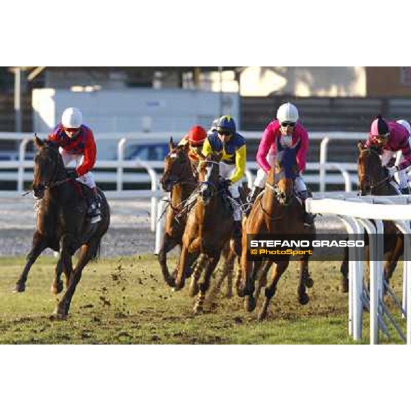Invincible Joy and Fermi lead the group during the Premio Criterium d\' Inverno Rome, 7th february 2010 ph. Stefano Grasso
