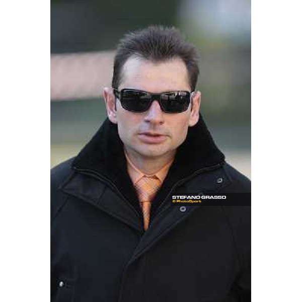 Dirk Fuhrmann arriving at Capannelle racetrack Rome, 7th february 2010 ph. Stefano Grasso