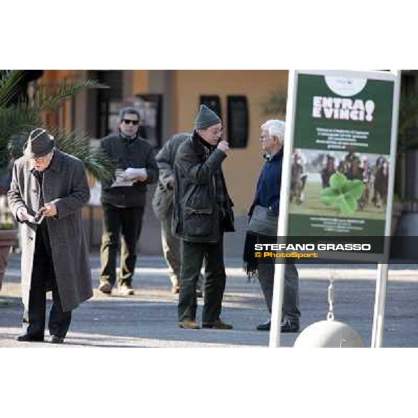 racegoers at Capannelle racetrack Rome, 7th february 2010 ph. Stefano Grasso
